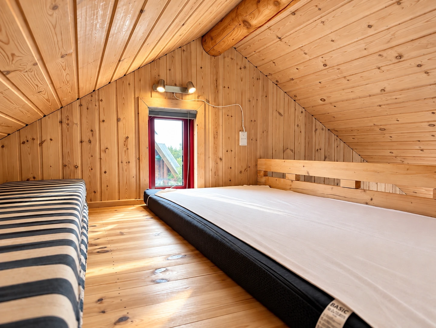 Komforthytte – sleeping loft Sleeping loft of the Komforthytte