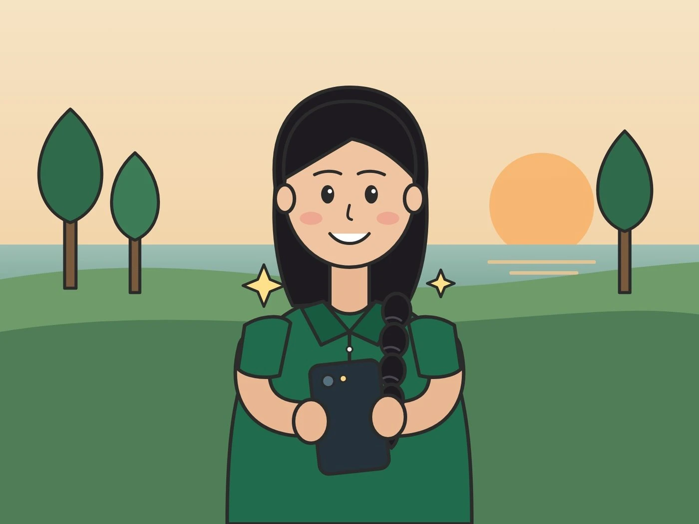 Drawn placeholder for Lilen, social media at noordwind